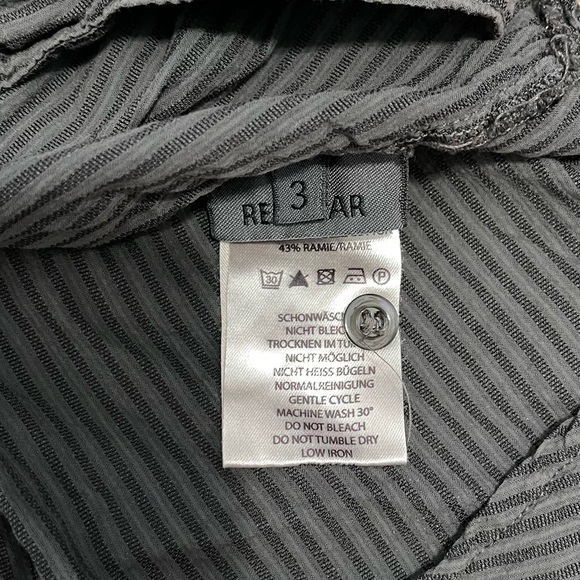 OSKA | Grey Oversized Long Sleeve Button Down Tunic Top - Picture 5 of 13